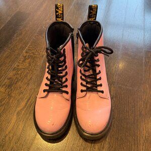 Dr. Martens pink boots